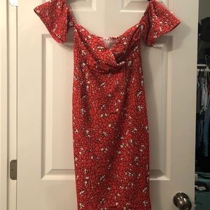 Off the shoulder dress